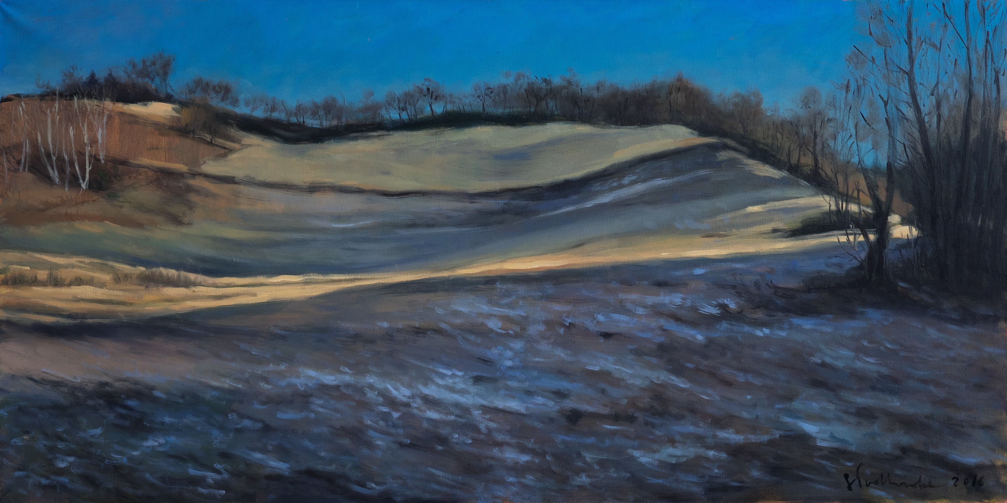 Kazimierz Dolny 1 - obraz olejny na płótnie 100 x 50 cm   /PRIVATE COLLECTION/