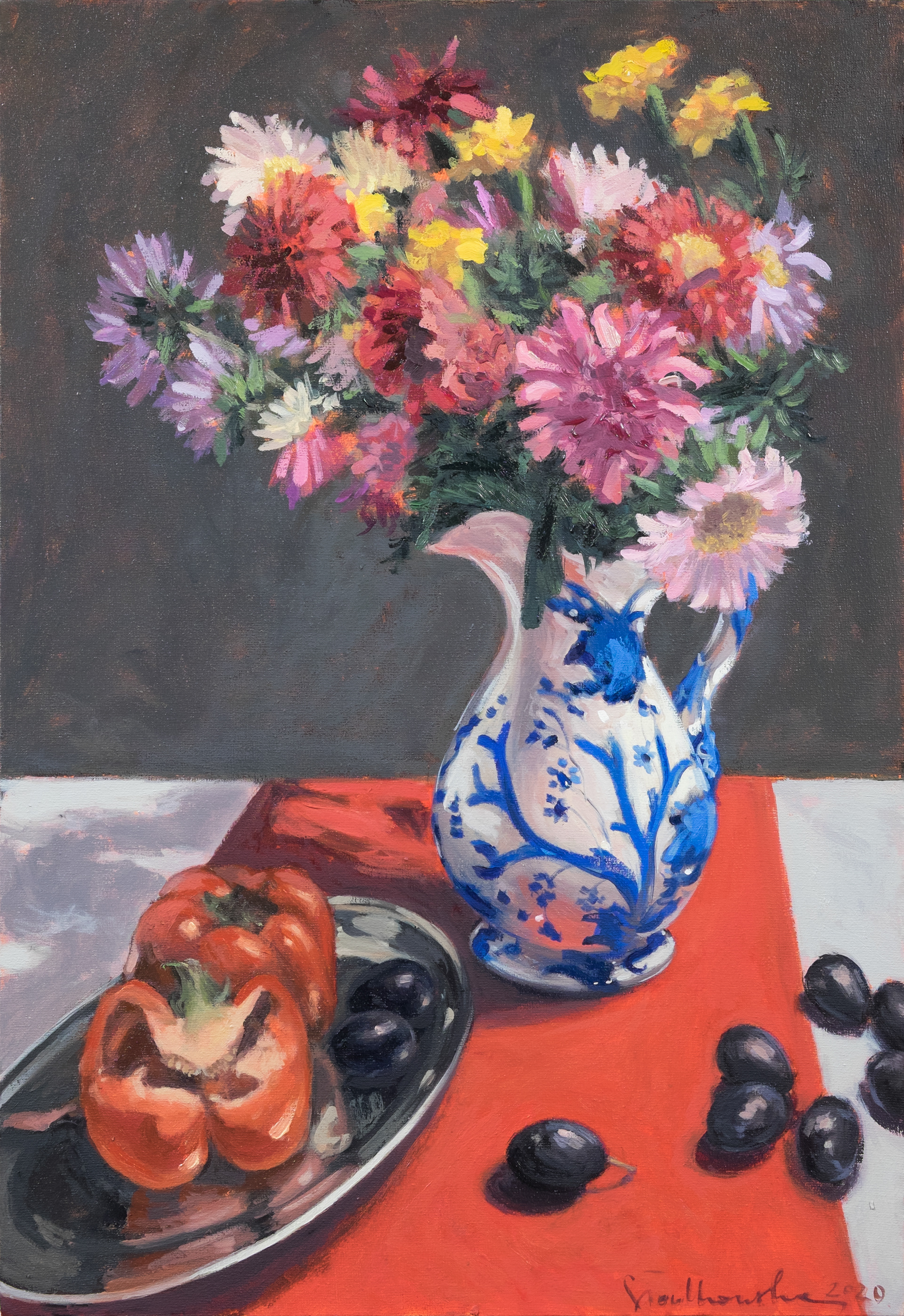 Jesienny bukiet - obraz olejny na płótnie 38 x 55 cm   /PRIVATE COLLECTION/