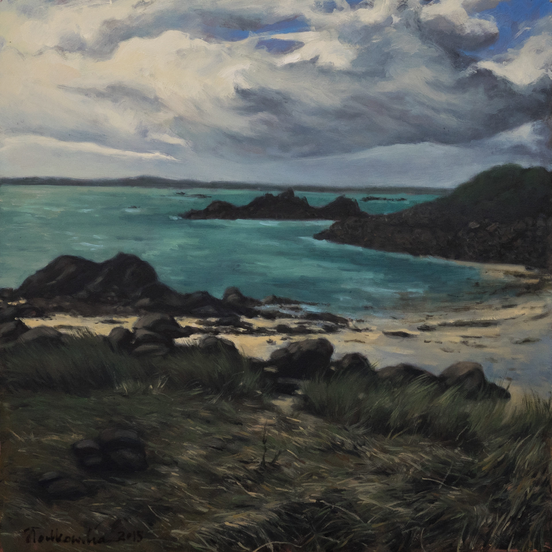 Ile de Batz 8 – obraz olejny na płótnie 70 x 70 cm   /PRIVATE COLLECTION/
