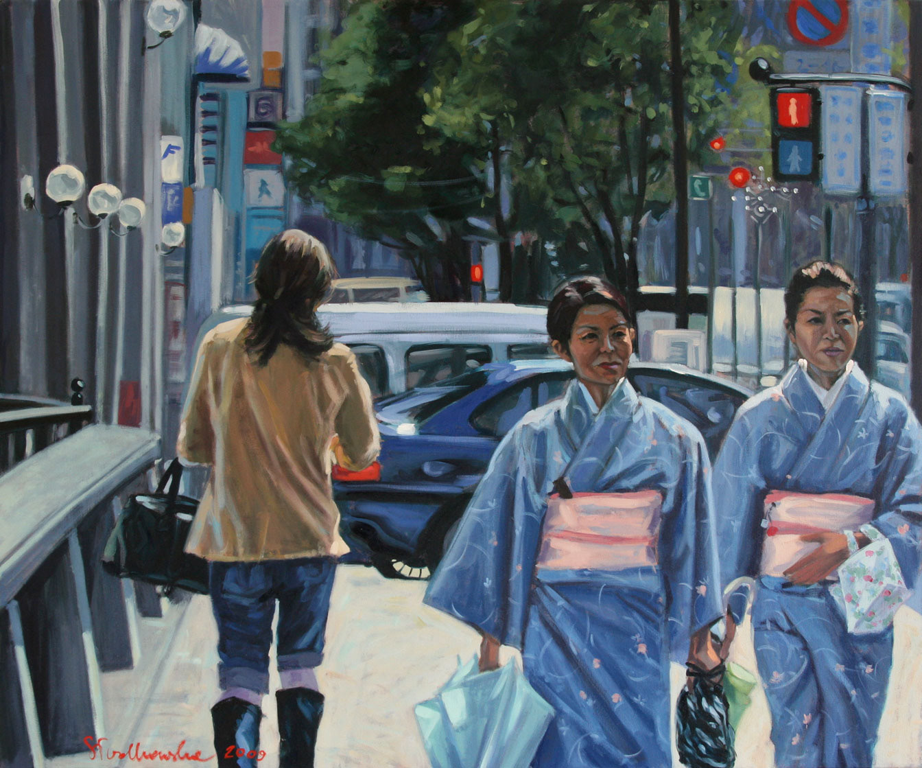 Getsuyobi, hiru - obraz olejny na płótnie 120 x 100cm   /PRIVATE COLLECTION/