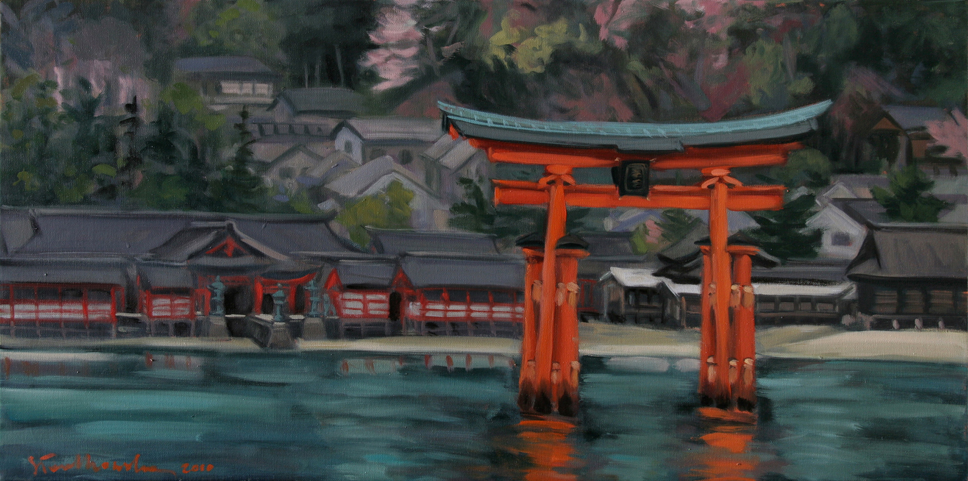 Tori - obraz olejny na płótnie 100 x 50 cm   /PRIVATE COLLECTION/