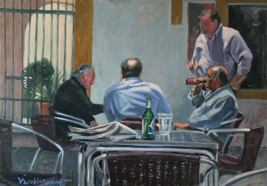 Matador players – obraz olejny na płótnie 100 x 73 cm