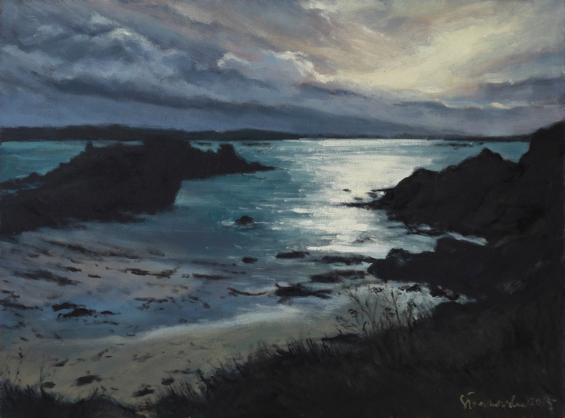 Ile de Batz 7 – obraz olejny na płótnie 73 x 54 cm   /PRIVATE COLLECTION/