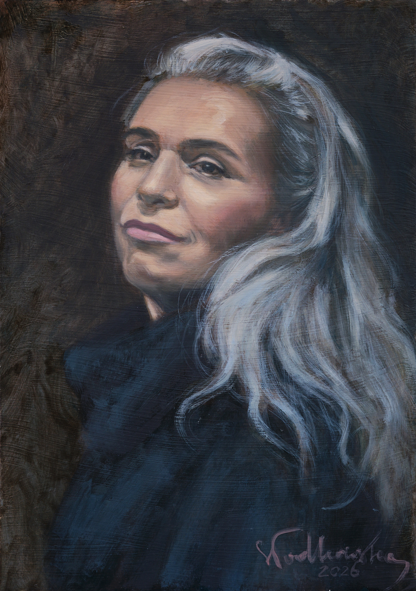 Agnieszka - obraz olejny na płótnie 30 x 40 cm   /PRIVATE COLLECTION/