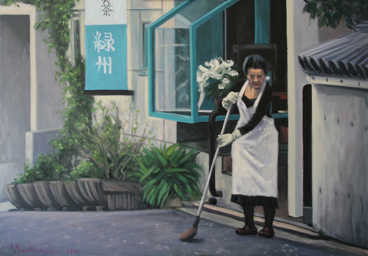 Kinō no gozen - obraz olejny na płótnie 116 x 81 cm   /PRIVATE COLLECTION/