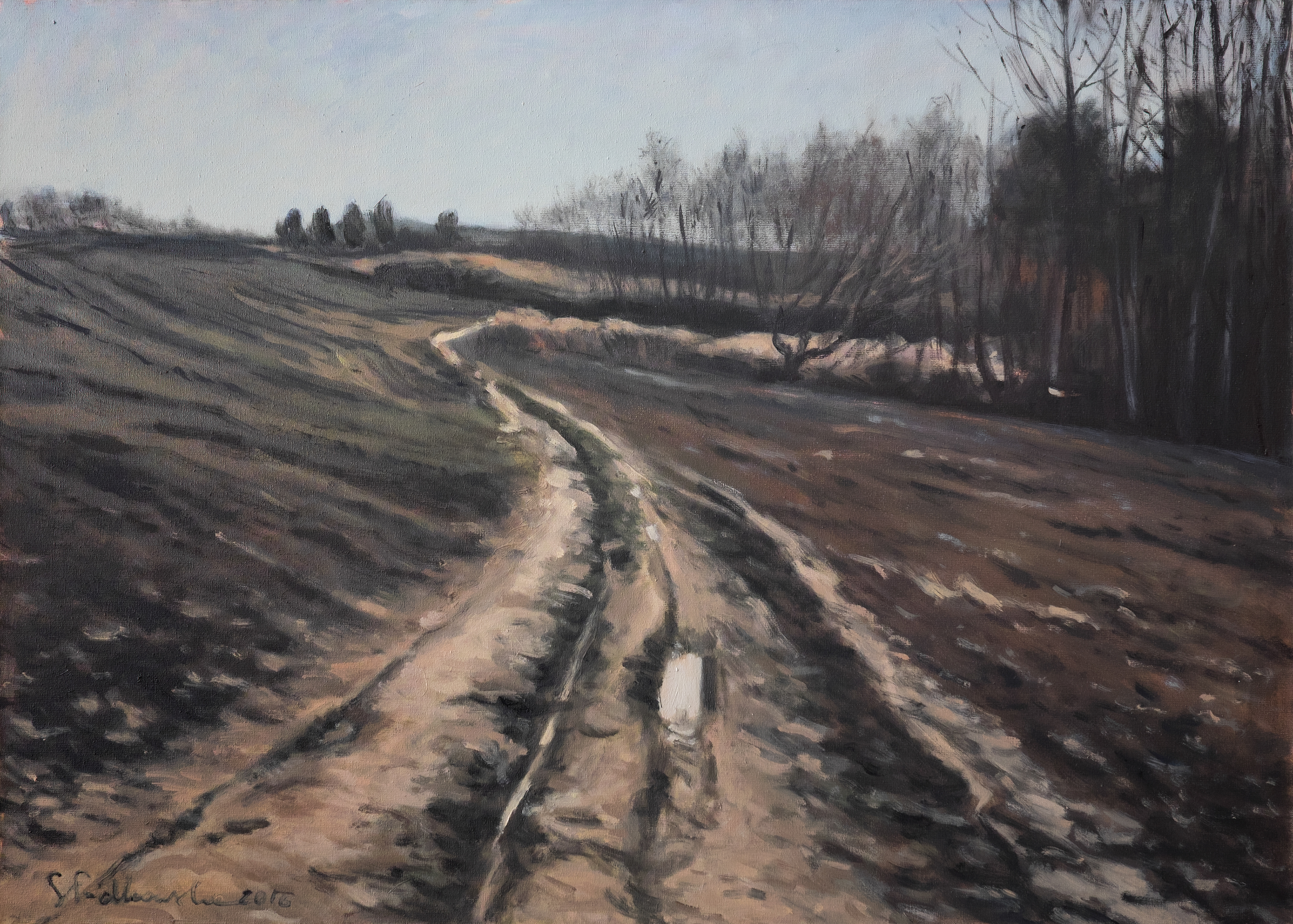 Kazimierz Dolny 3 - obraz olejny na płótnie 70 x 50 cm