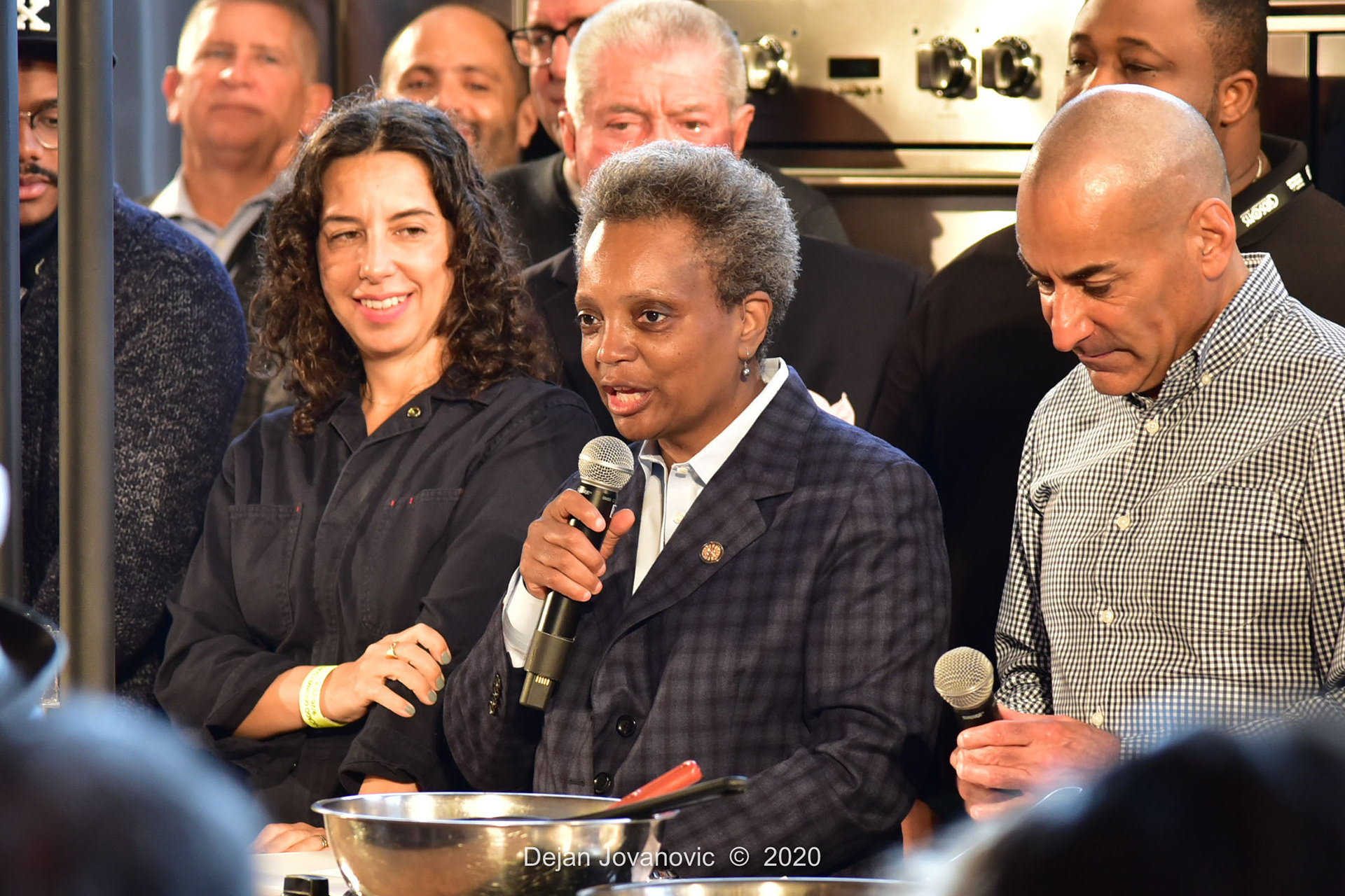 Chicago mayor at the Chicago Gourmet 2019