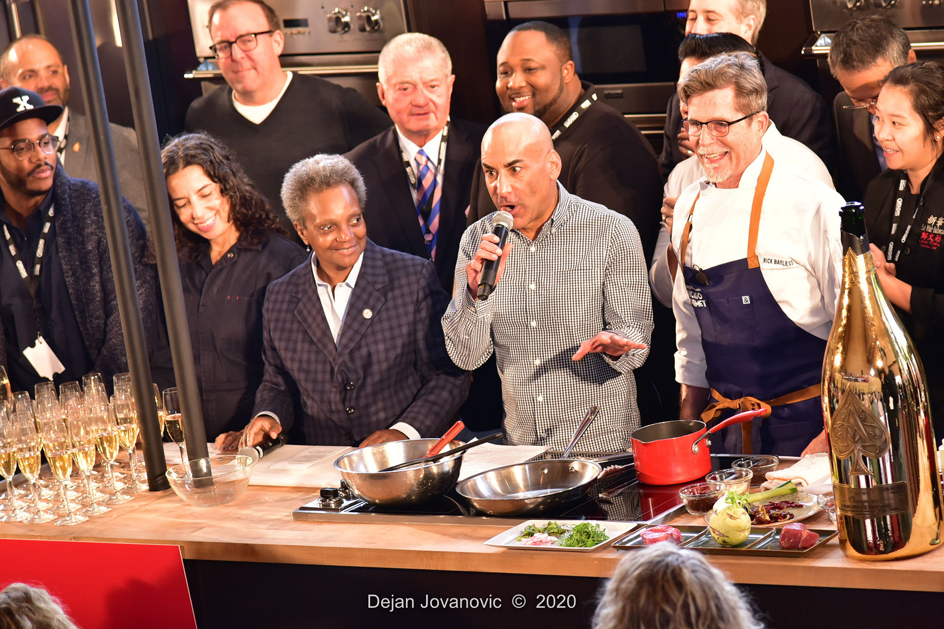 Chicago mayor at the Chicago Gourmet 2019