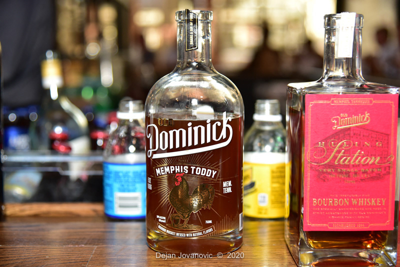 Private party at Old Dominick's Distillery rooftop 