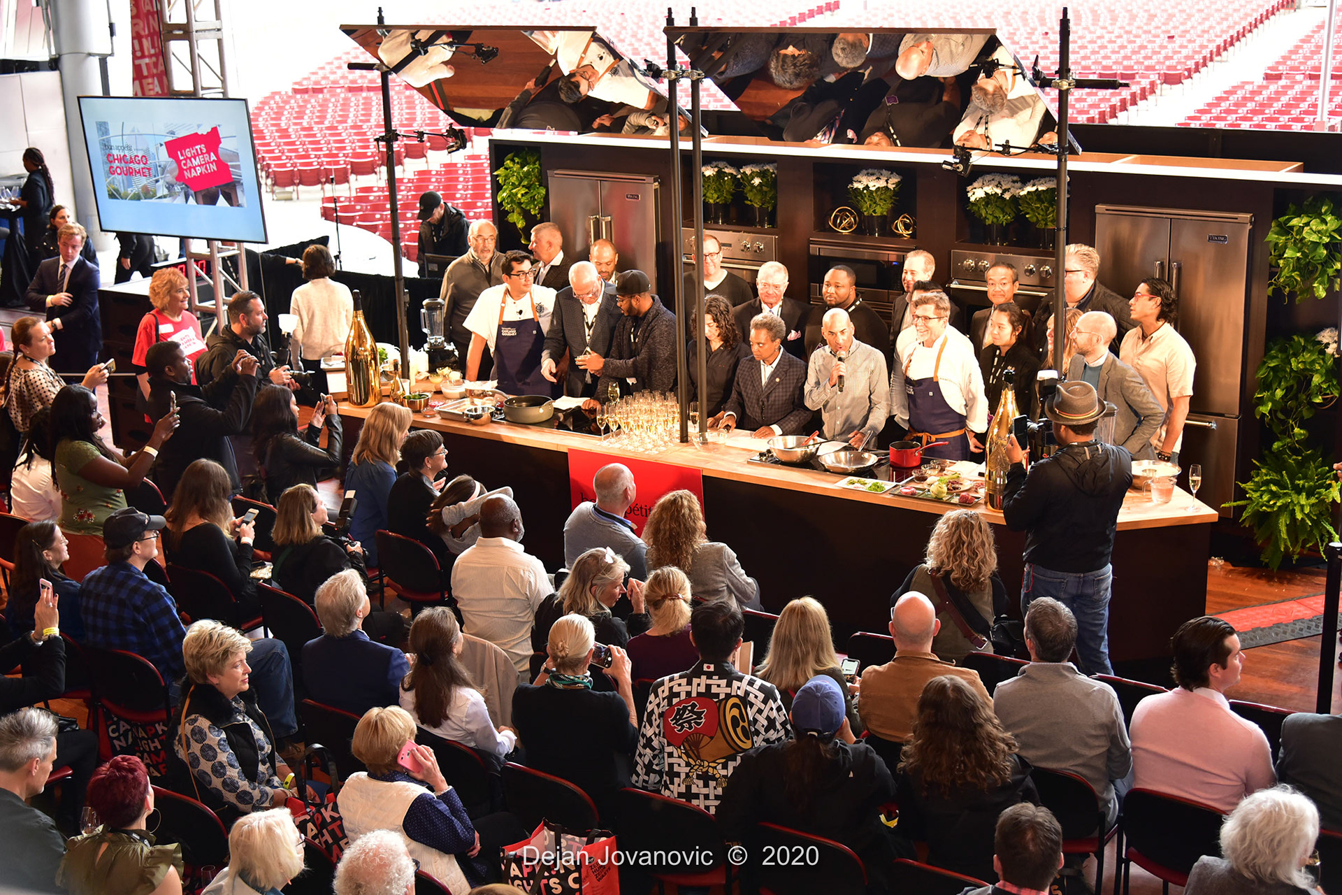 Chicago mayor at the Chicago Gourmet 2019