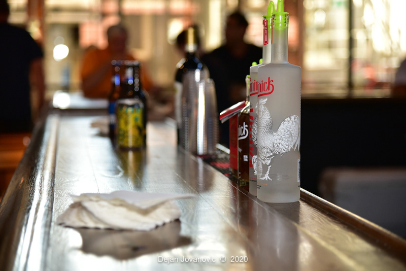 Private party at Old Dominick's Distillery rooftop 