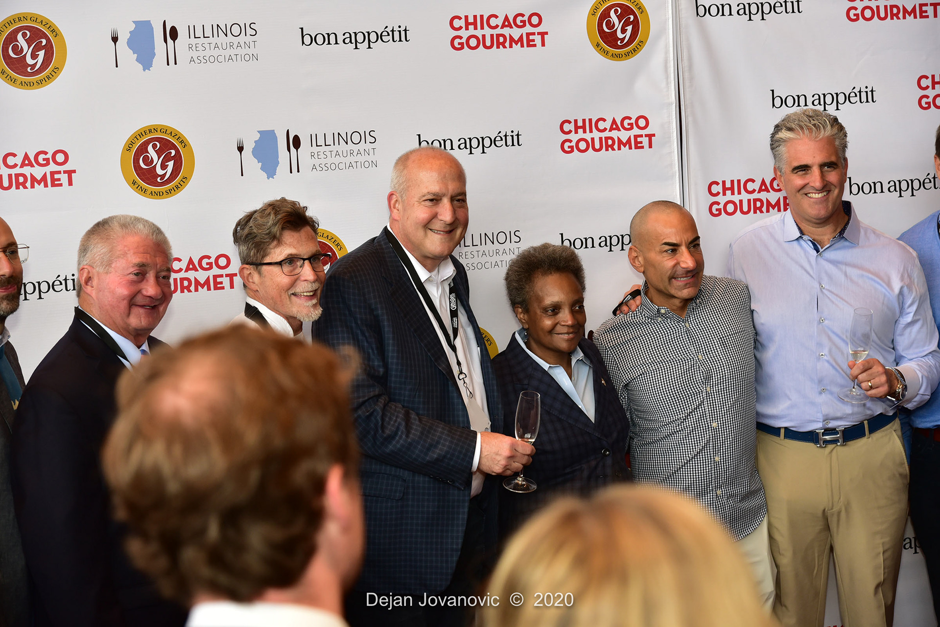 Chicago mayor at the Chicago Gourmet 2019