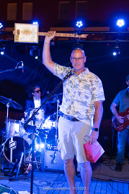 Private party at Old Dominick's Distillery rooftop 