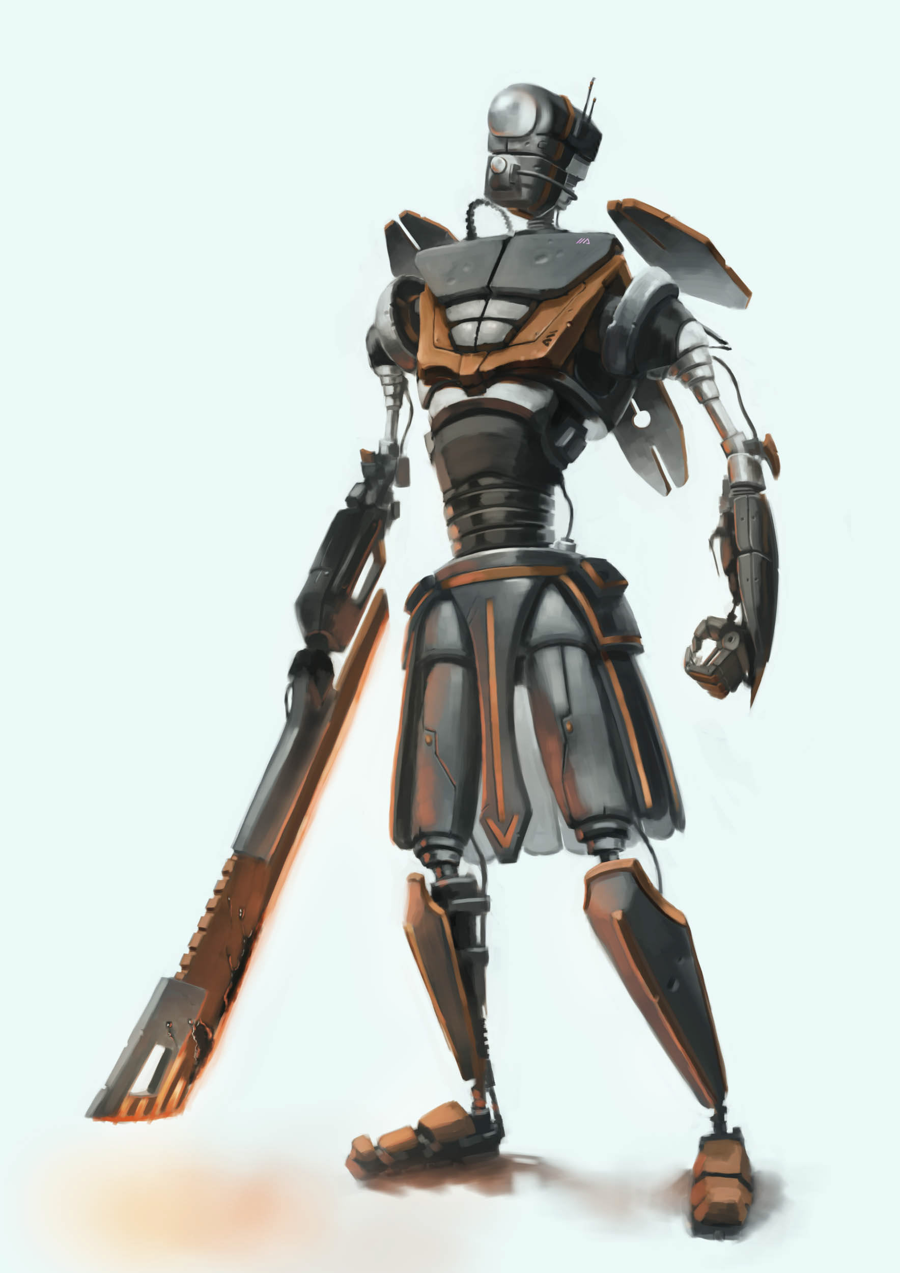 Roboter Drohne Charakterillustration