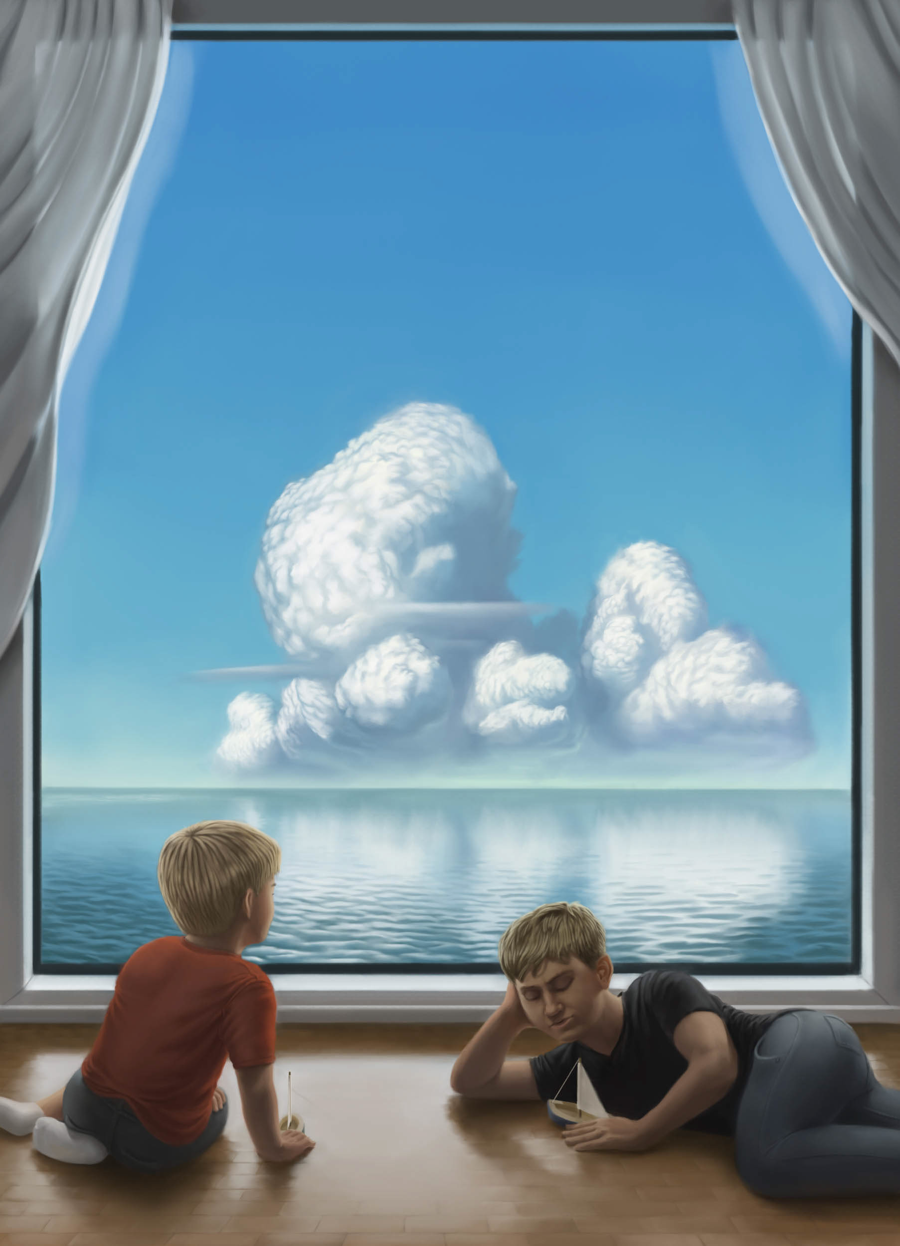 Kindheit am Meer Illustration