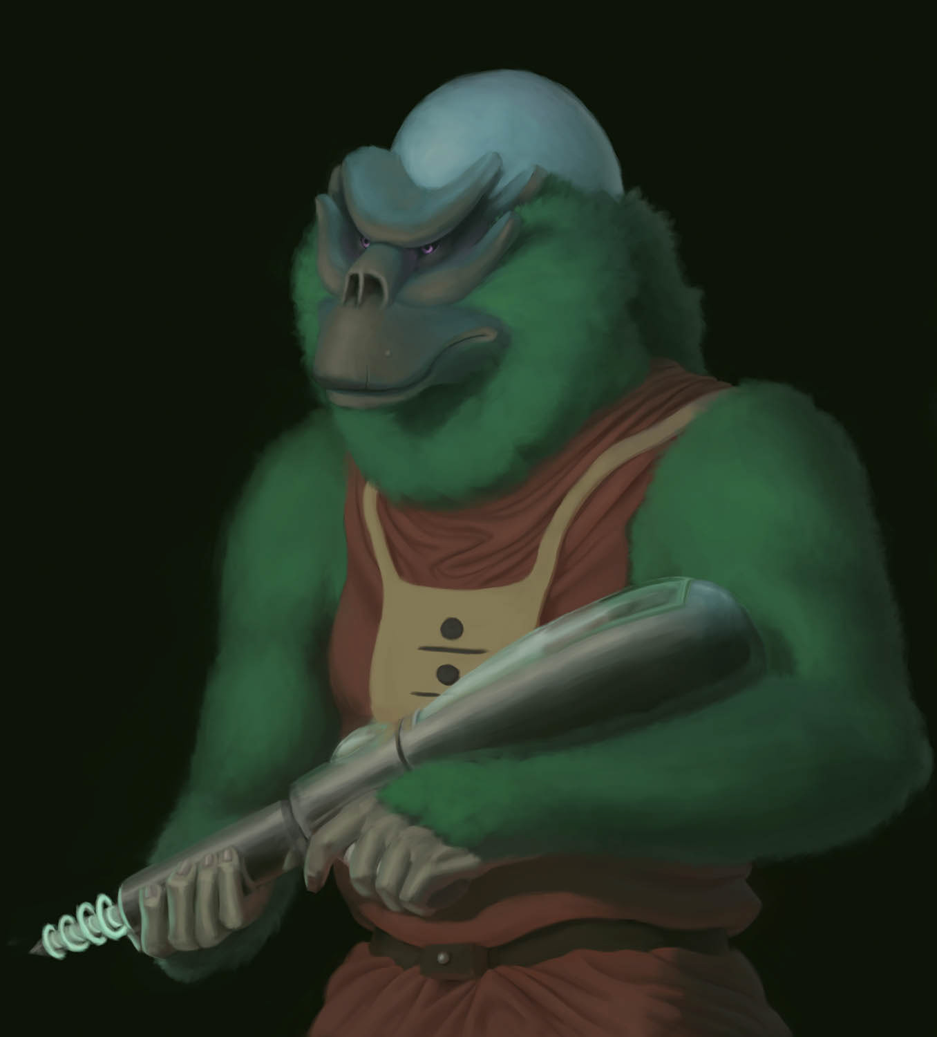 Affenalien Illustration