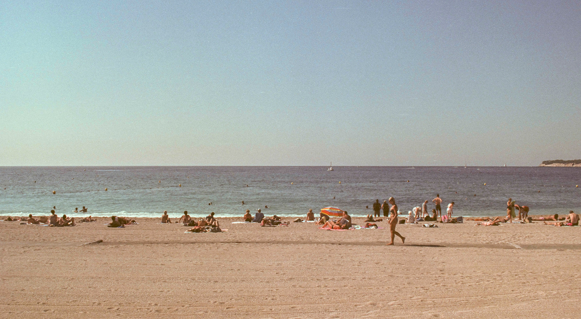 Plage en automne