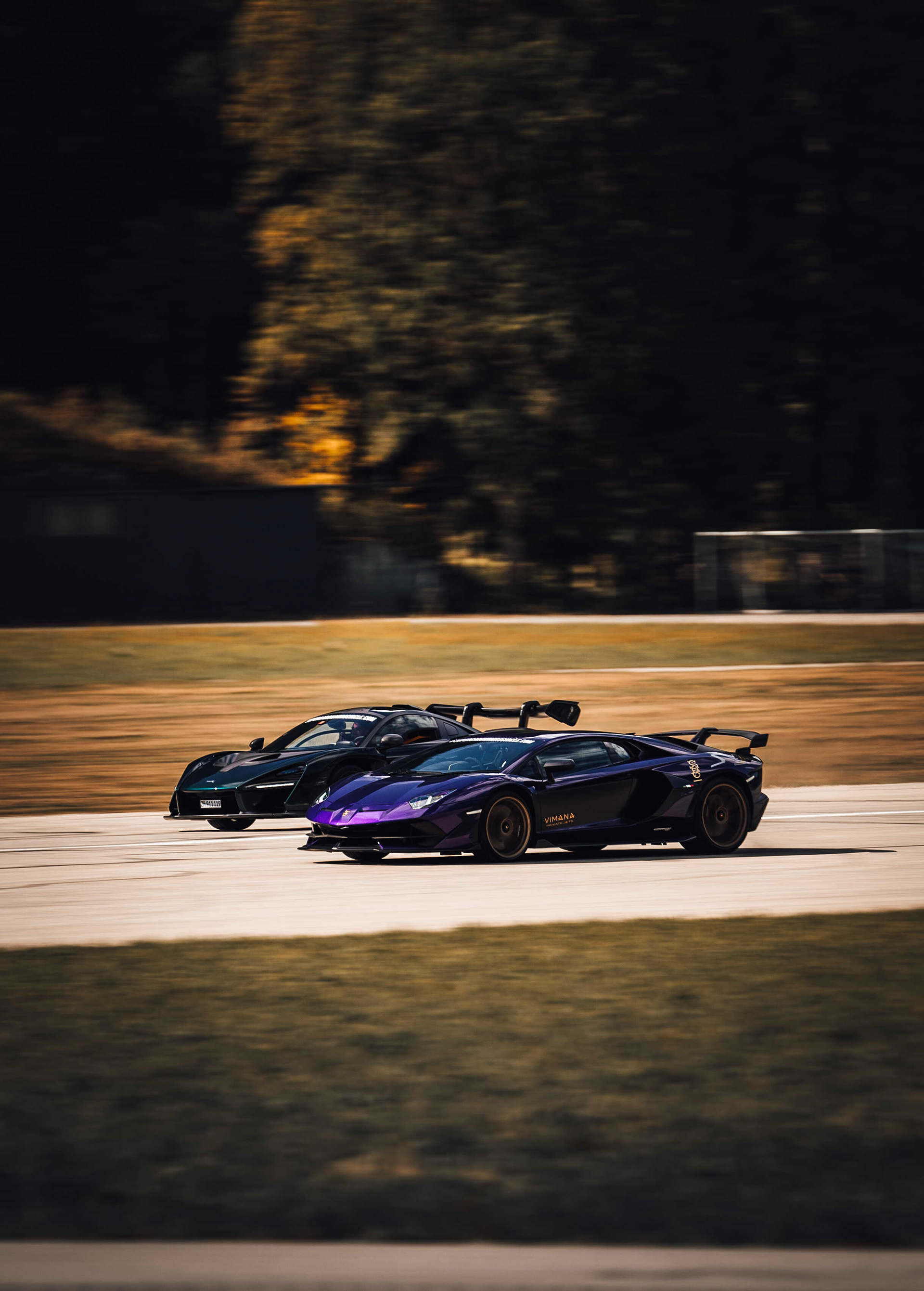 McLaren Senna & Lamborghini Aventador SVJ