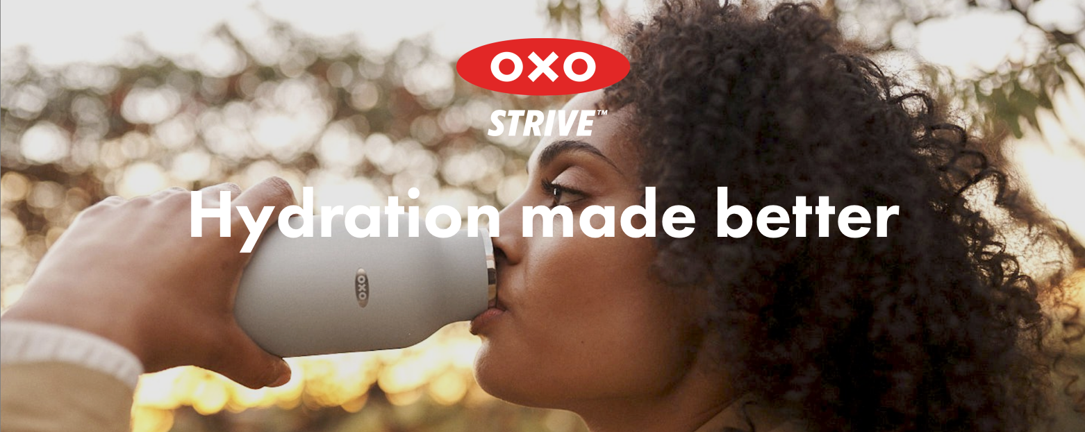 Introducing OXO Strive- our new collection of insulated water