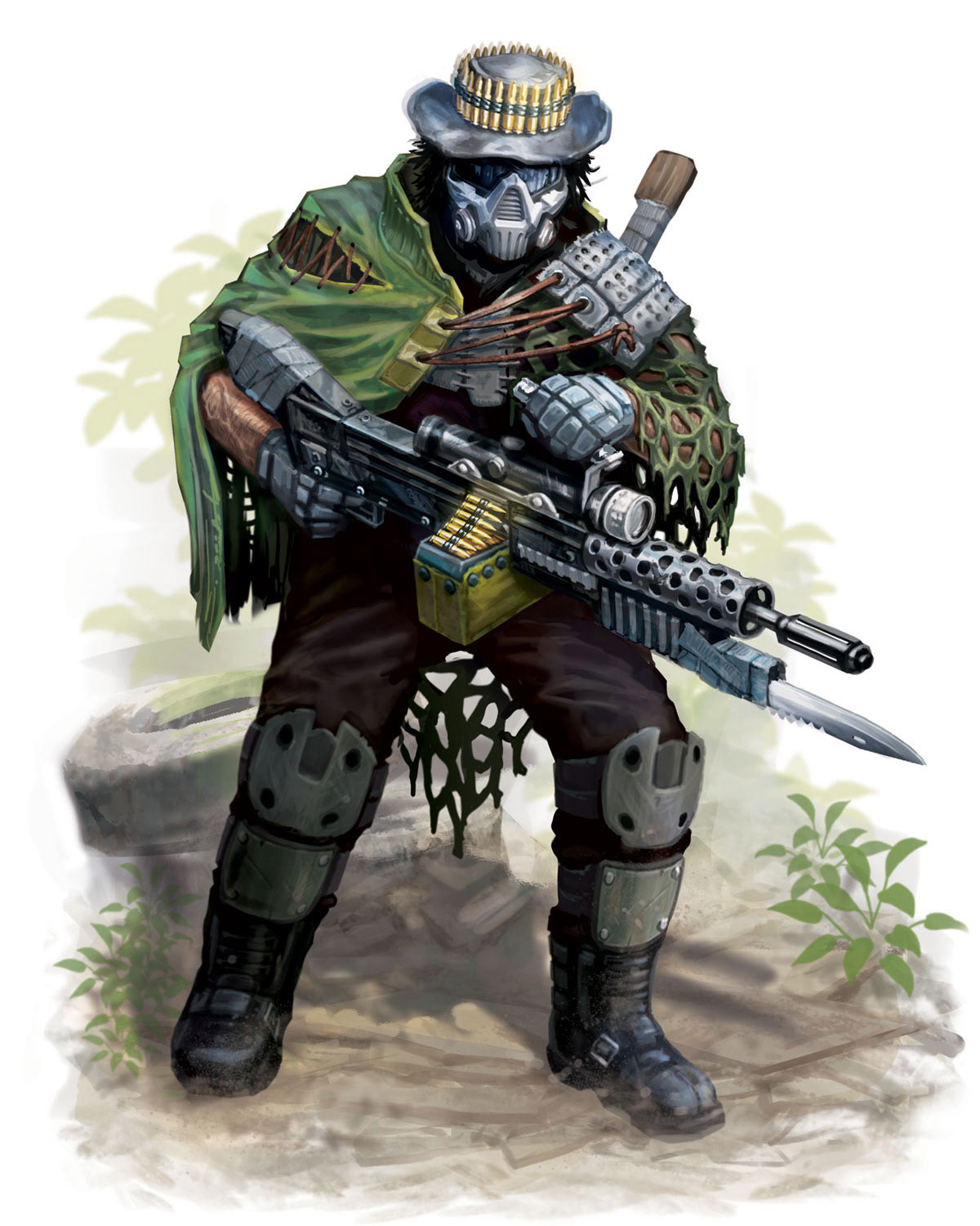 Book: Rust and Redemption - Post-Apocalyptic Survivor Design - Client: Monte Cook Games