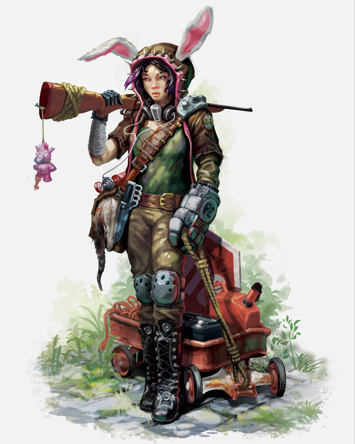 Book: Rust and Redemption - Post-Apocalyptic Survivor Design - Client: Monte Cook Games