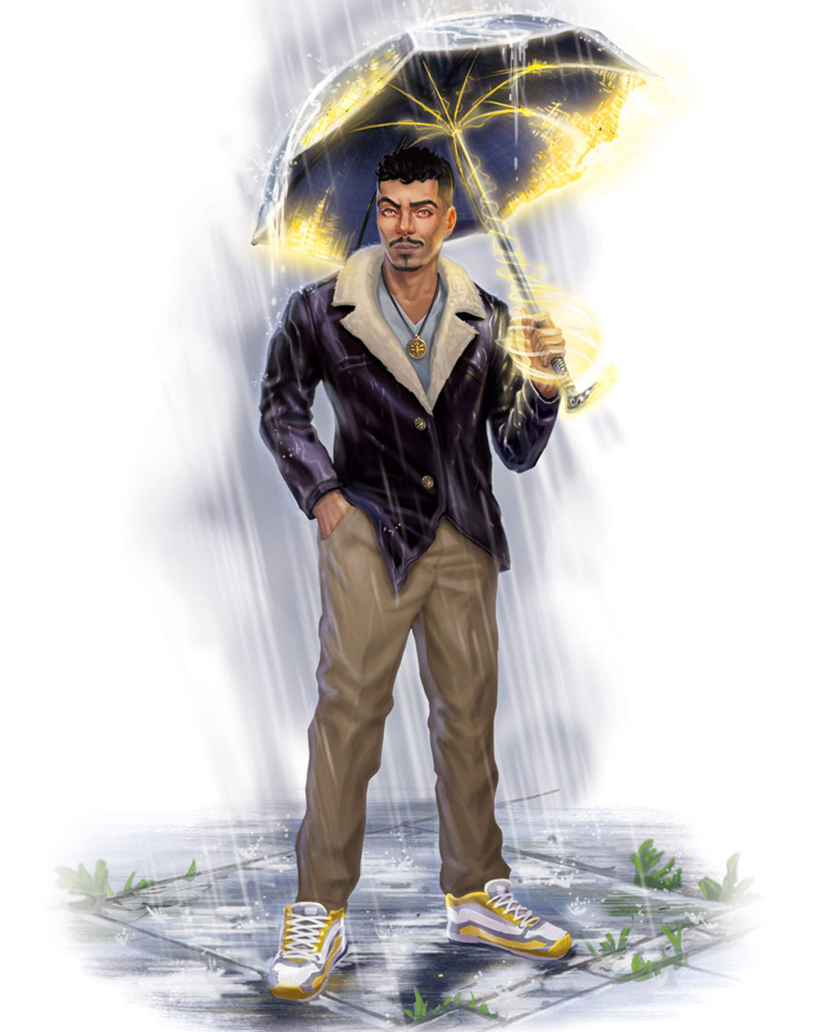 Book: It’s Only Magic - Modern Wizard Character - Client: Monte Cook Games