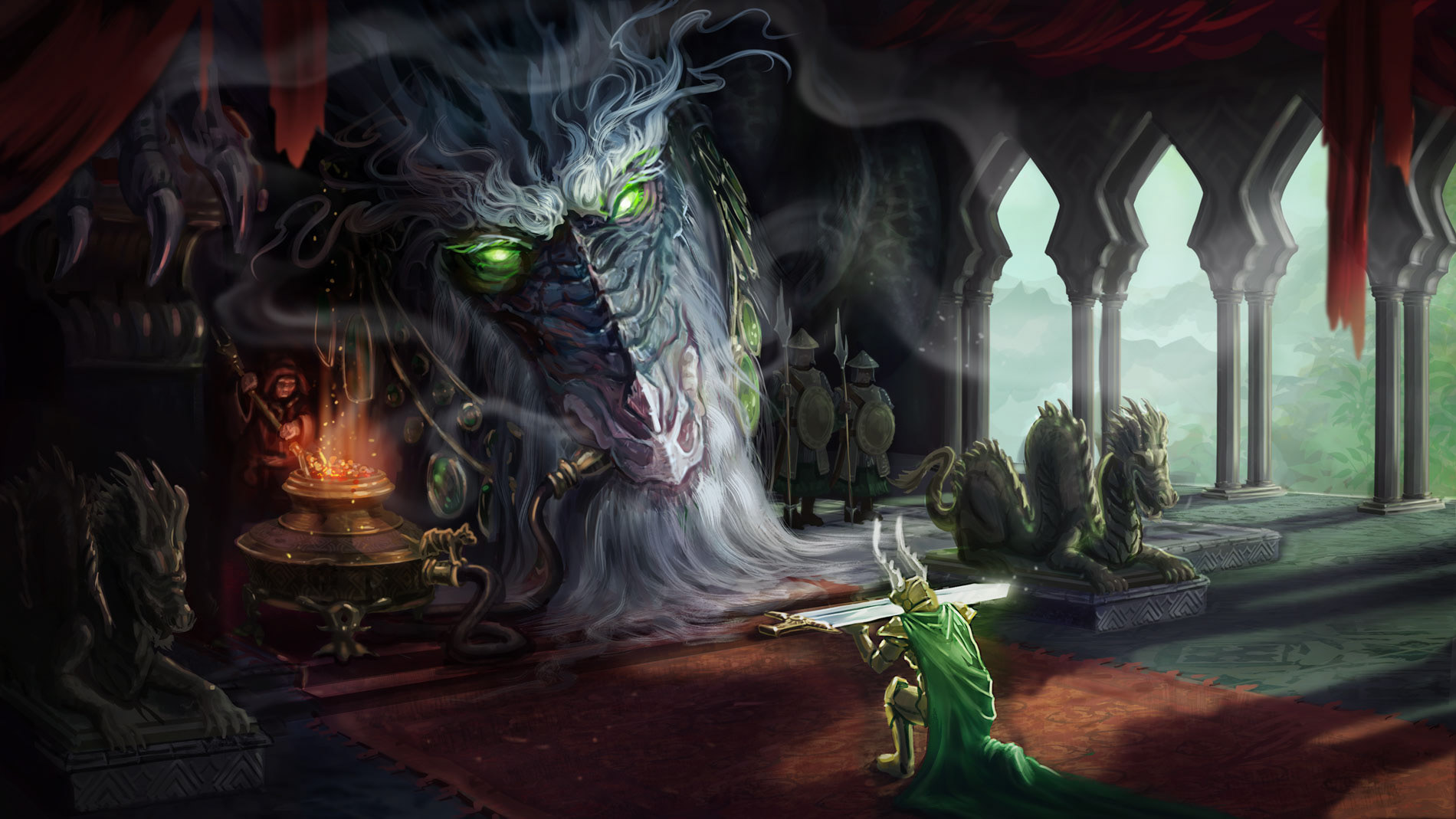 Offerings to the Dragon Empress - Personal Project