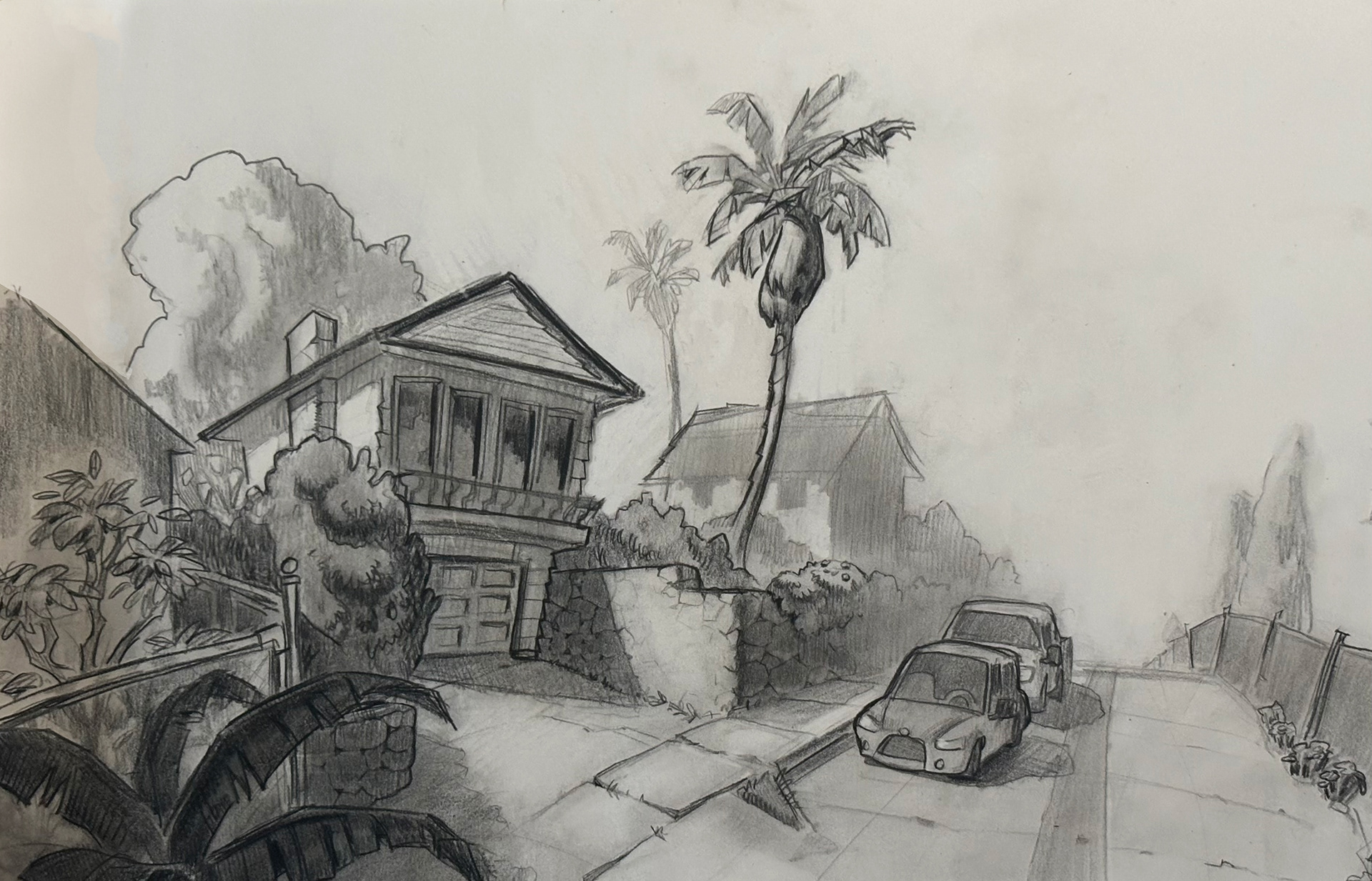 Graphite on bond paper