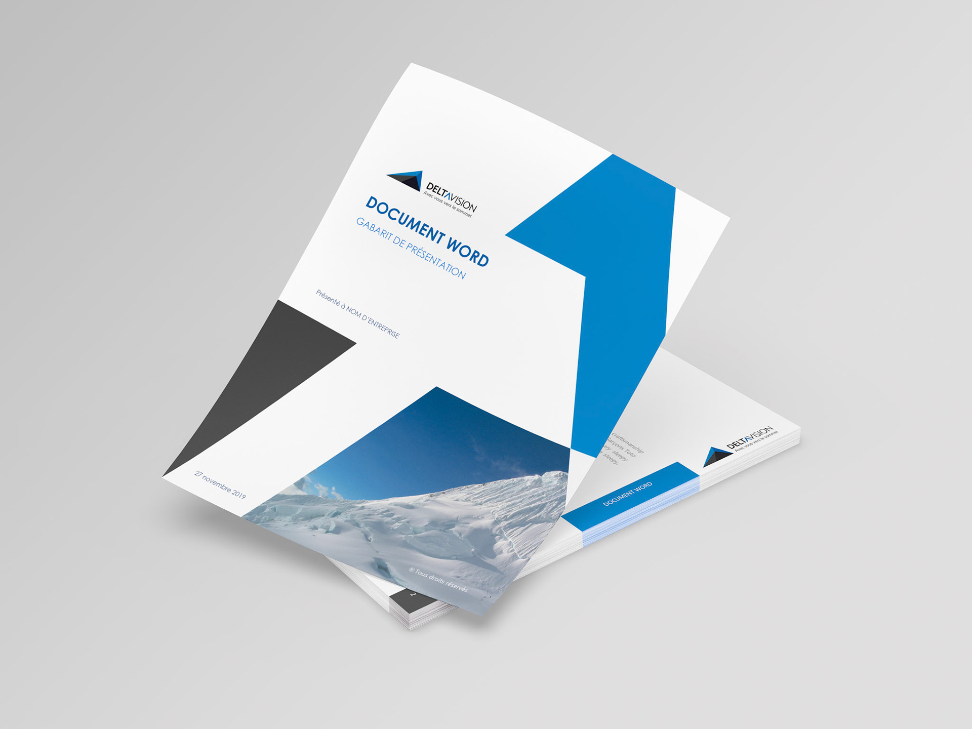 Image de marque - Modèle de base pour documents Word