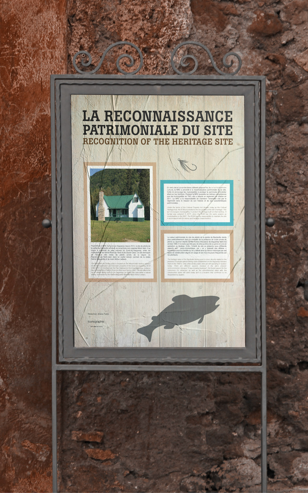 Panneau d'interprétation