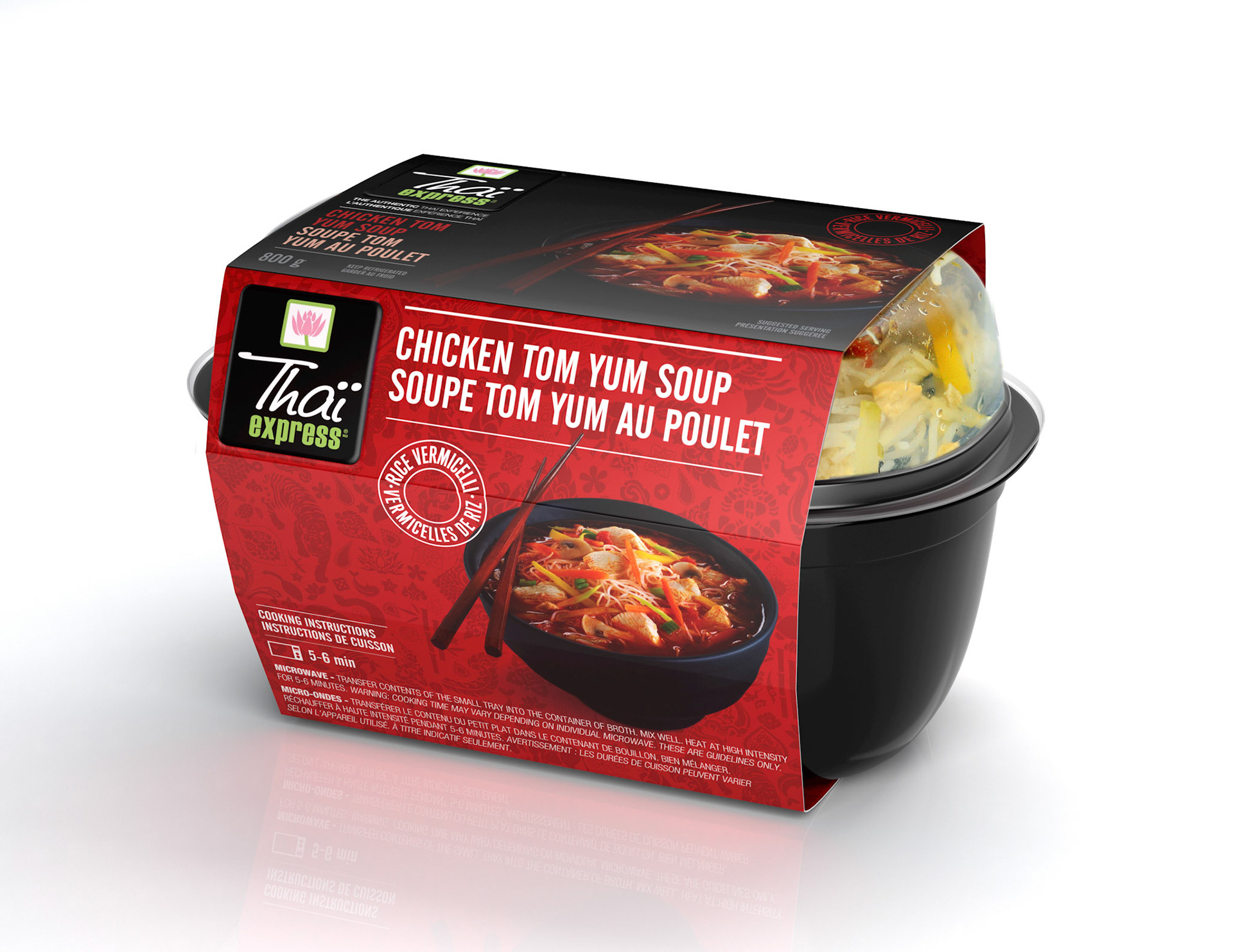 Image d'emballage 3d avec intégration photo produit alimentaire