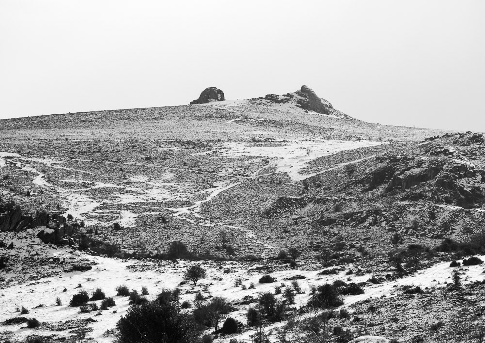 24 Nov 2024: Haytor from across the valley at Houndstor