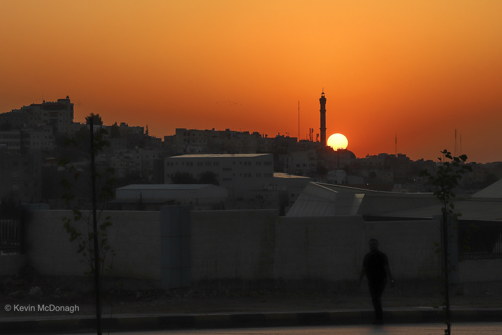 Sunset over Amman
