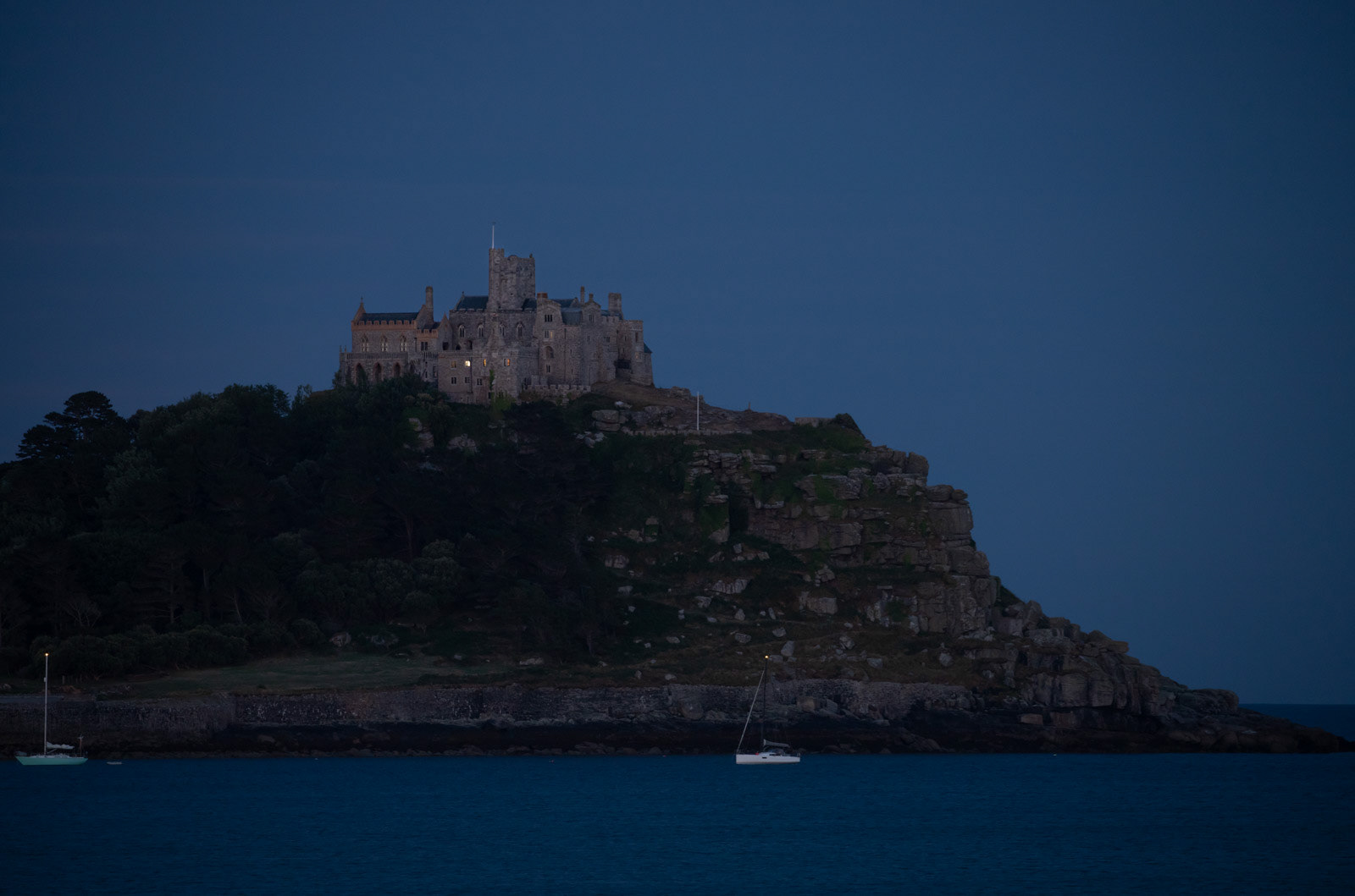 13 July 22: Blue hour at St Michael's Mount, Cornwall