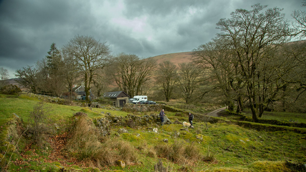 Medieval ruins at Challacombe Farm 