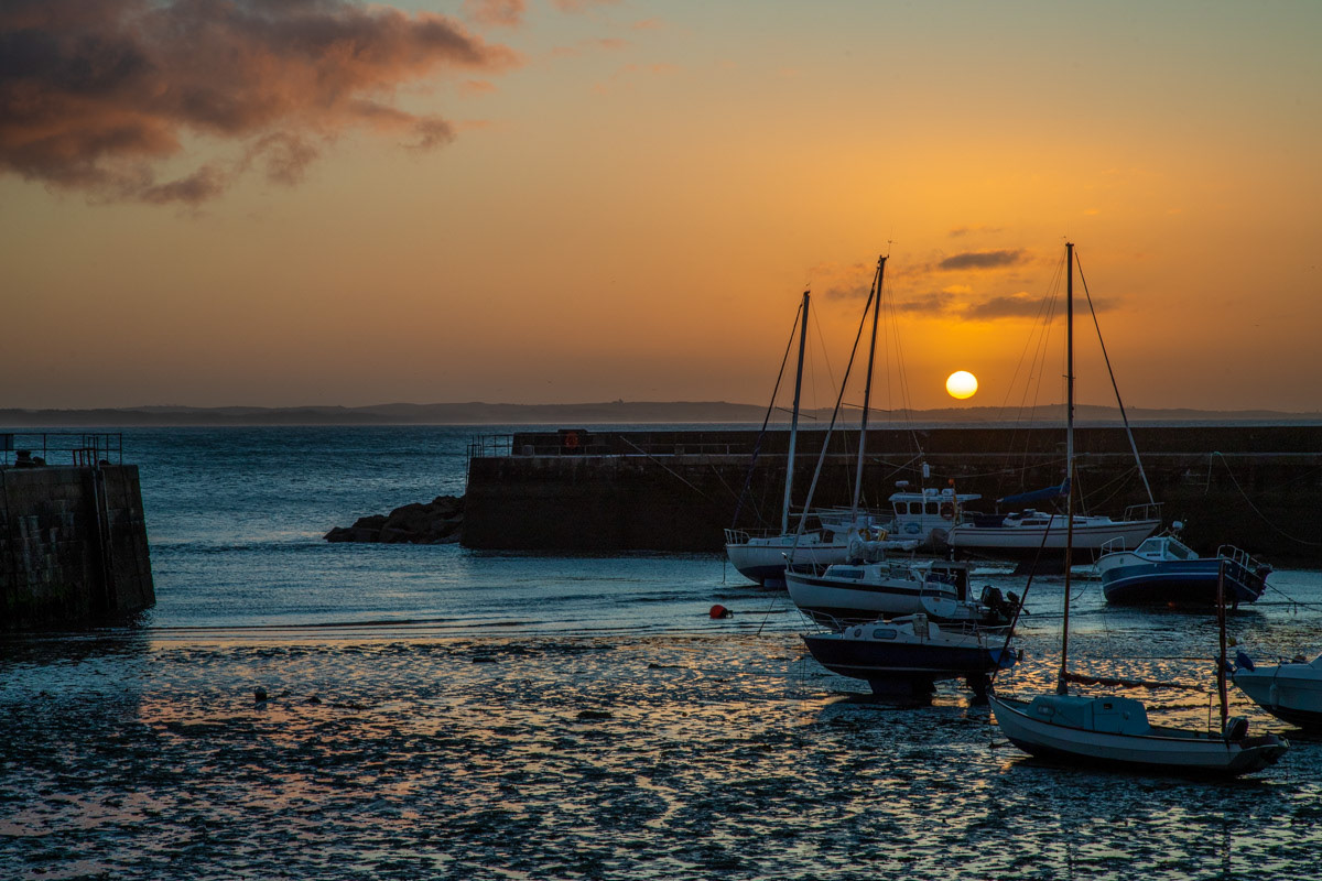 18 May 22: Sunrise over the Harbour, Newcastle, Co Down