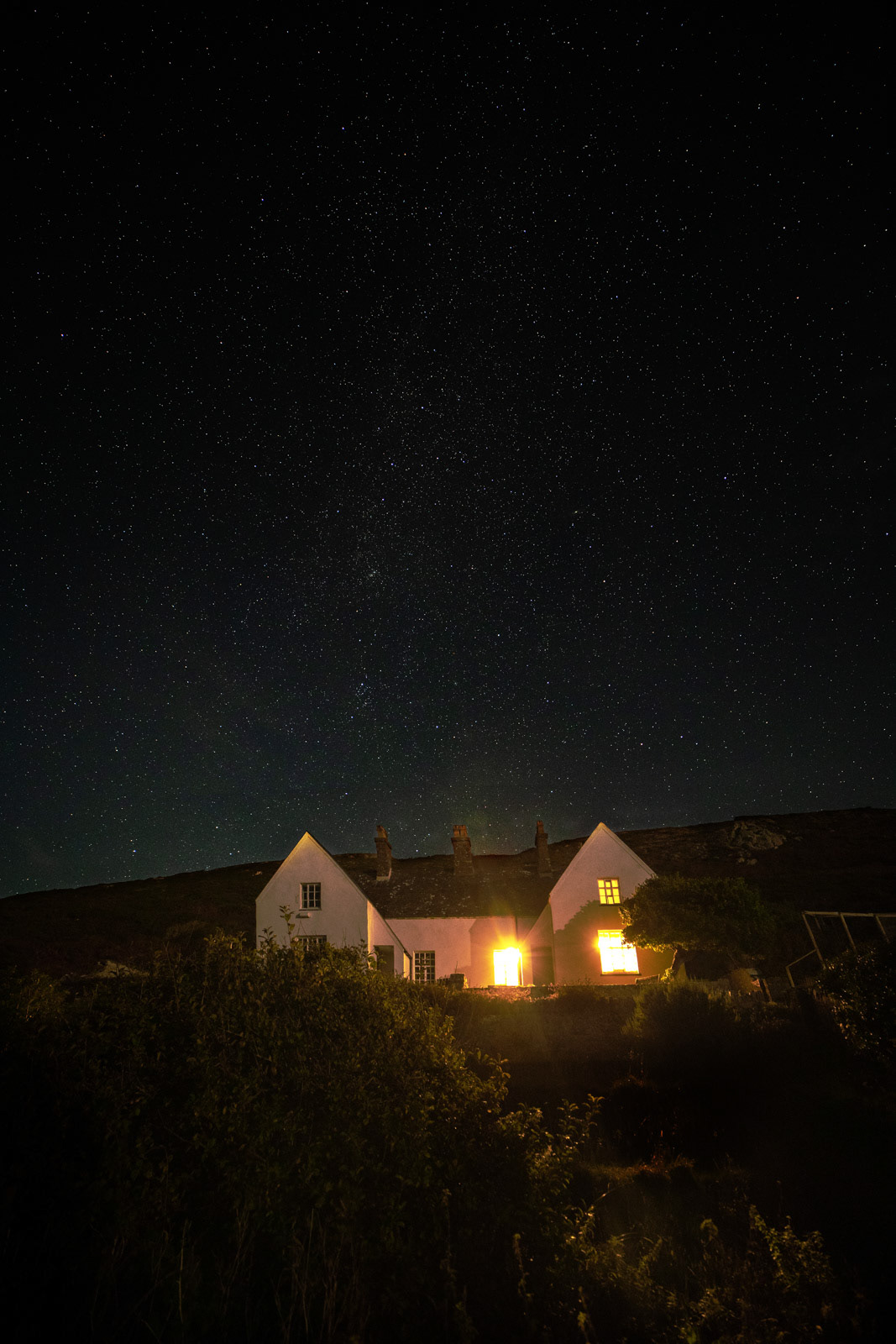 13th Oct 21: The Bird Observatory under another amazing north-eastern night sky