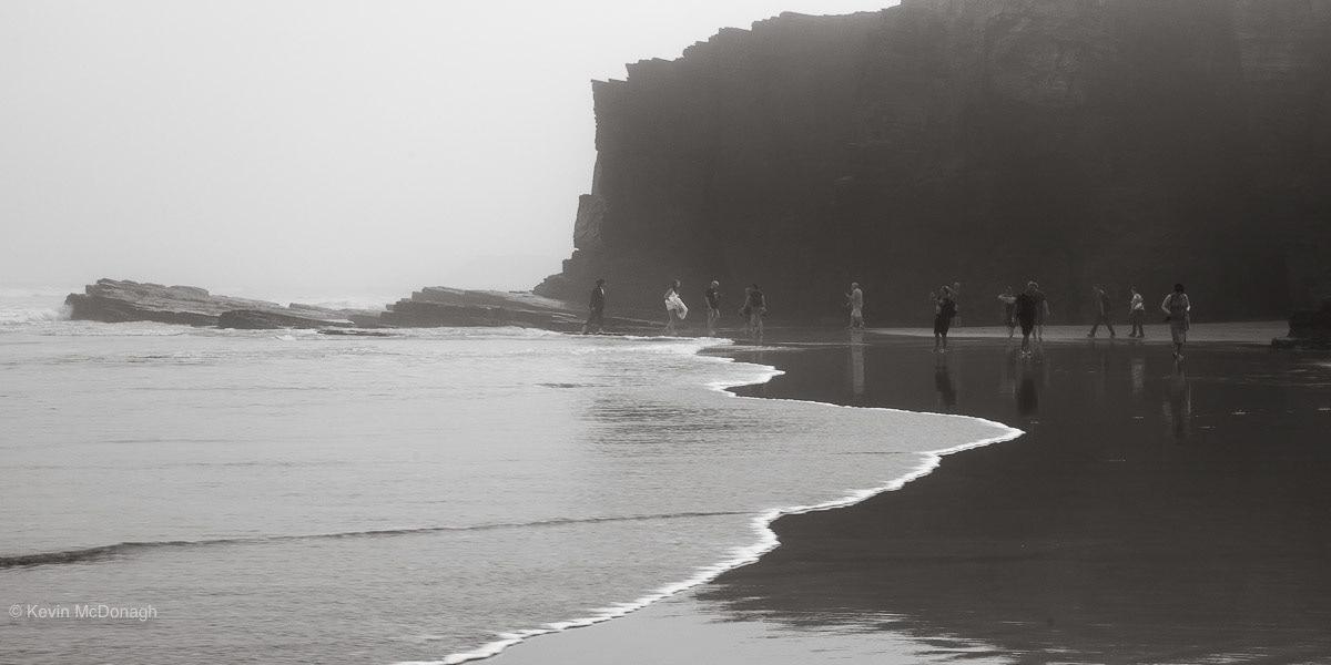 Sept 2019: Wedding celebrations at  Praia des Catedrais, Spain
