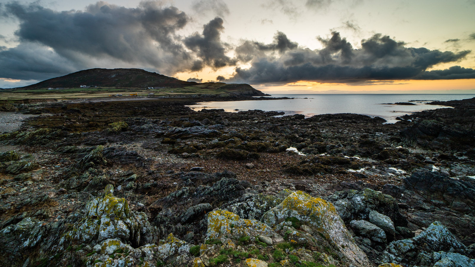 10th Oct at 7.33 - sunrise over Bardsey 