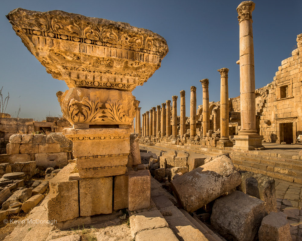 The ruins at Jerash