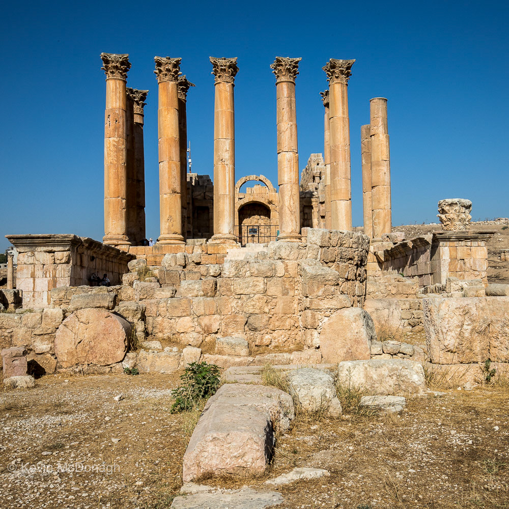 The ruins at Jerash