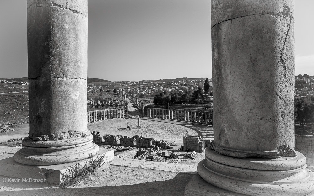The ruins at Jerash
