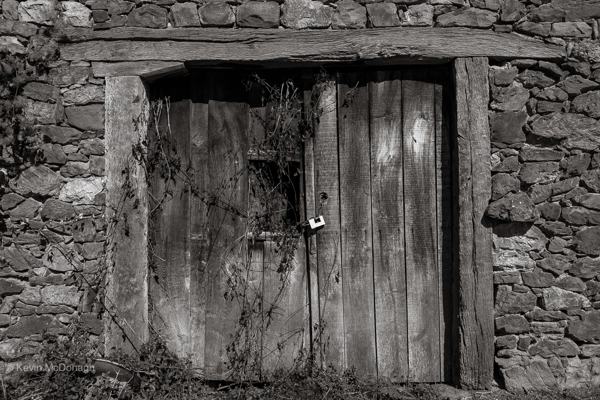 Sept 2019: Barn door, North Spain