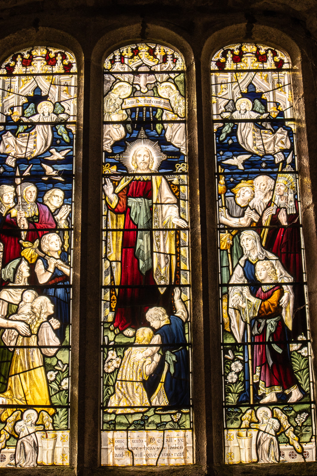 2 Mar 24 - Buryan Church Stained Glass Window