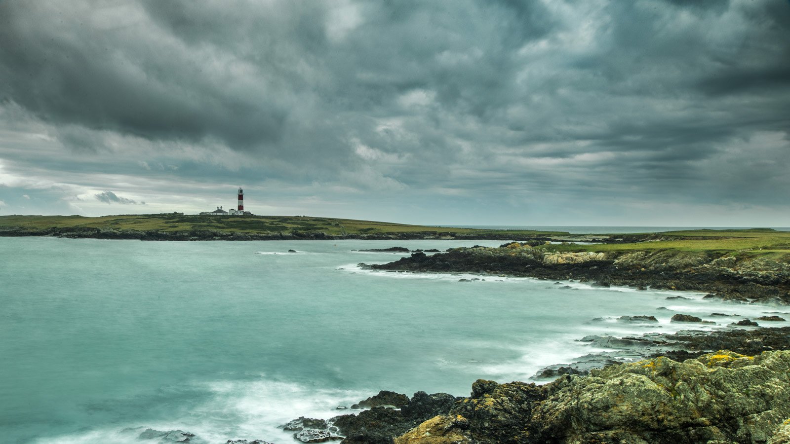 14th Oct 21: Moody skies over Bardsey Lighthouse