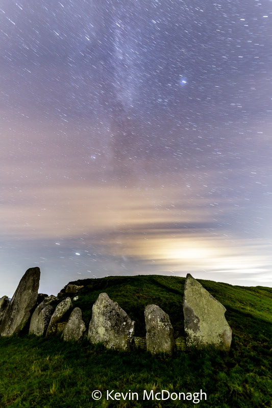 Milky Way over West Kennet Barrow 