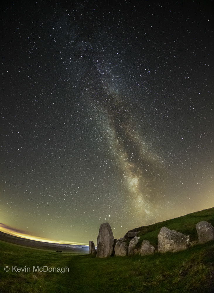 Milky Way over West Kennet Barrow 