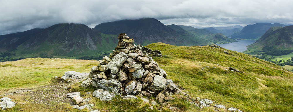 July 2016: Fellbarrow overlooking Crummock Water
