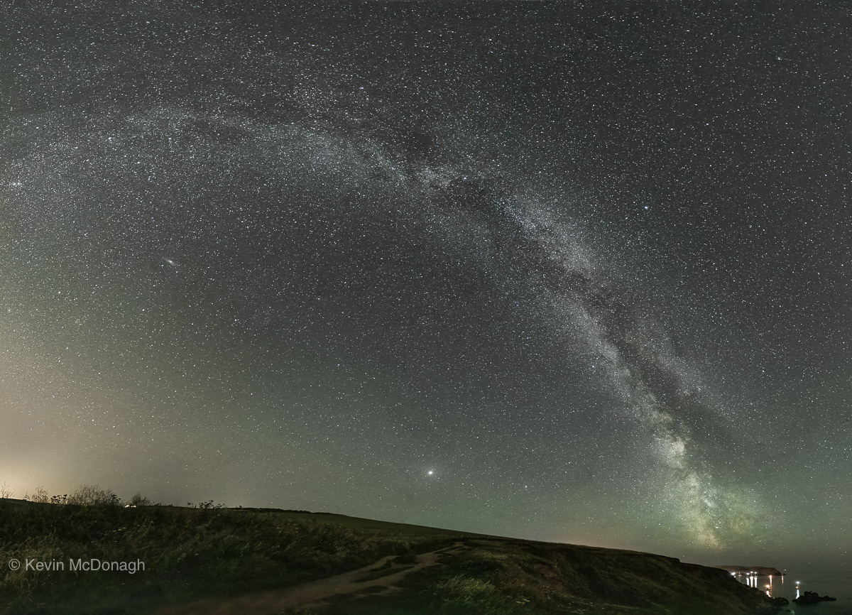 18 July 21: The Milky Way from the South Devon coast, UK