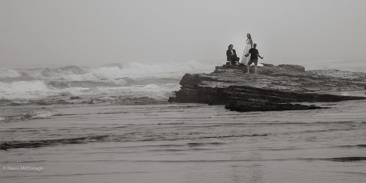 Sept 2019: Wedding celebrations at  Praia des Catedrais, Spain